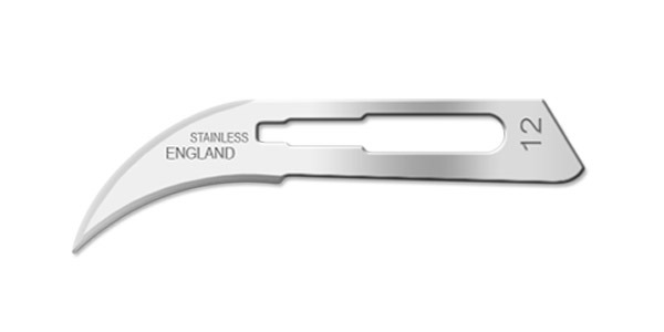 Sterile Swann-Morton Scalpel Blades, #12